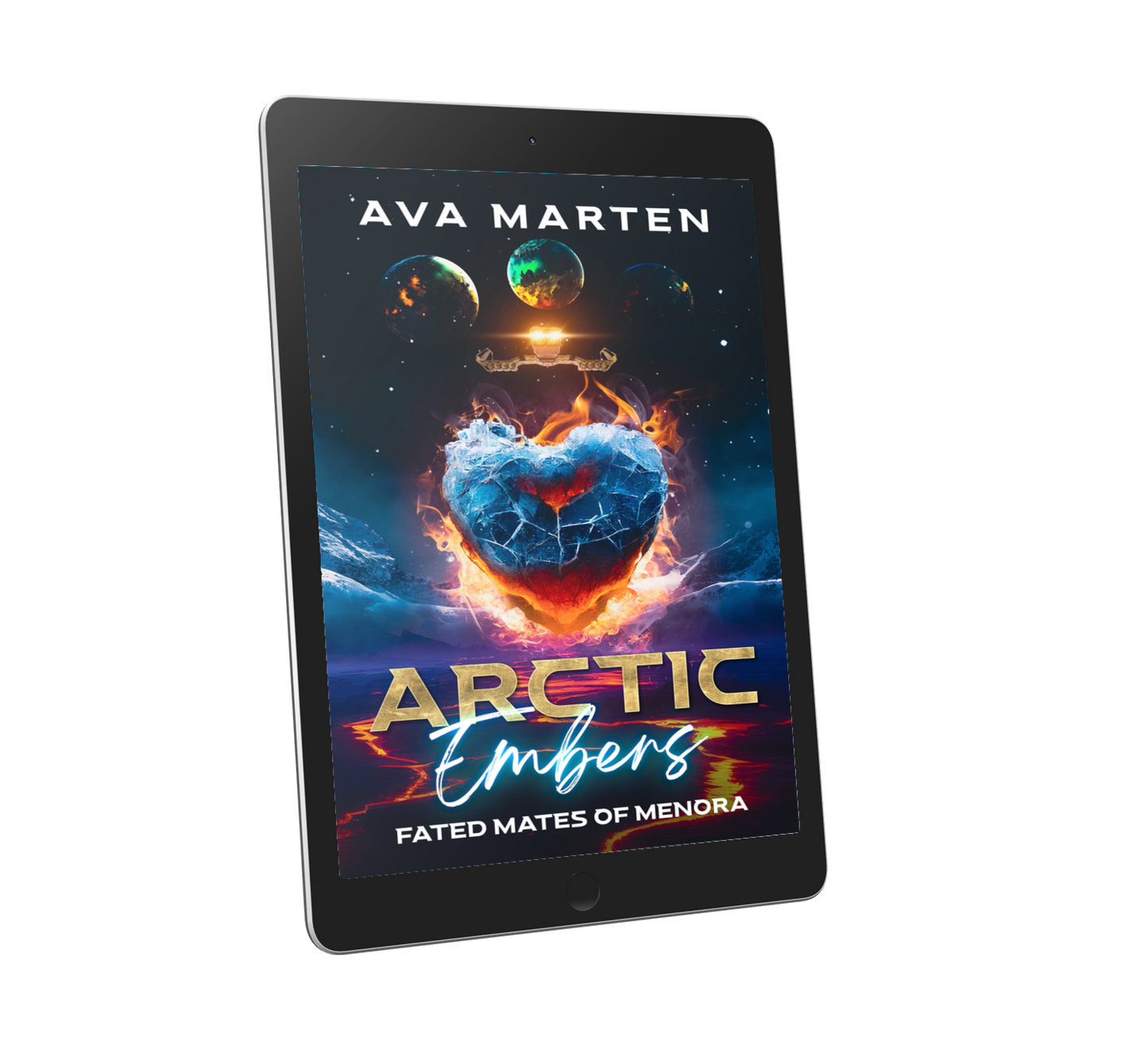 Arctic Embers. Sci-fi romance ebook by Ava Marten. Book 1 of Fated Mates of Menora series