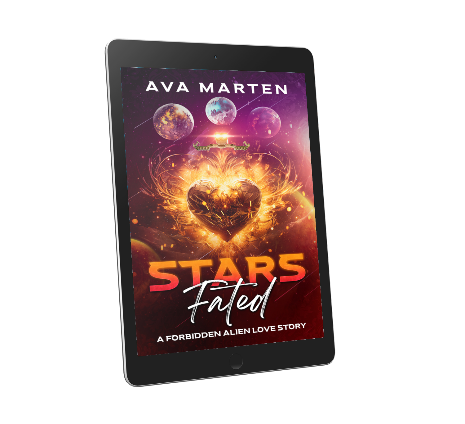 Stars Fated: A Forbidden Alien Love Story. Sci-fi romance ebook, by Ava Marten